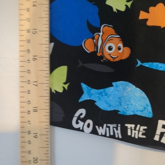 NWT Disney Pixar Nemo Pajamas 2 Piece Unisex Kids Size Medium Black 100% Cotton - Picture 6 of 6